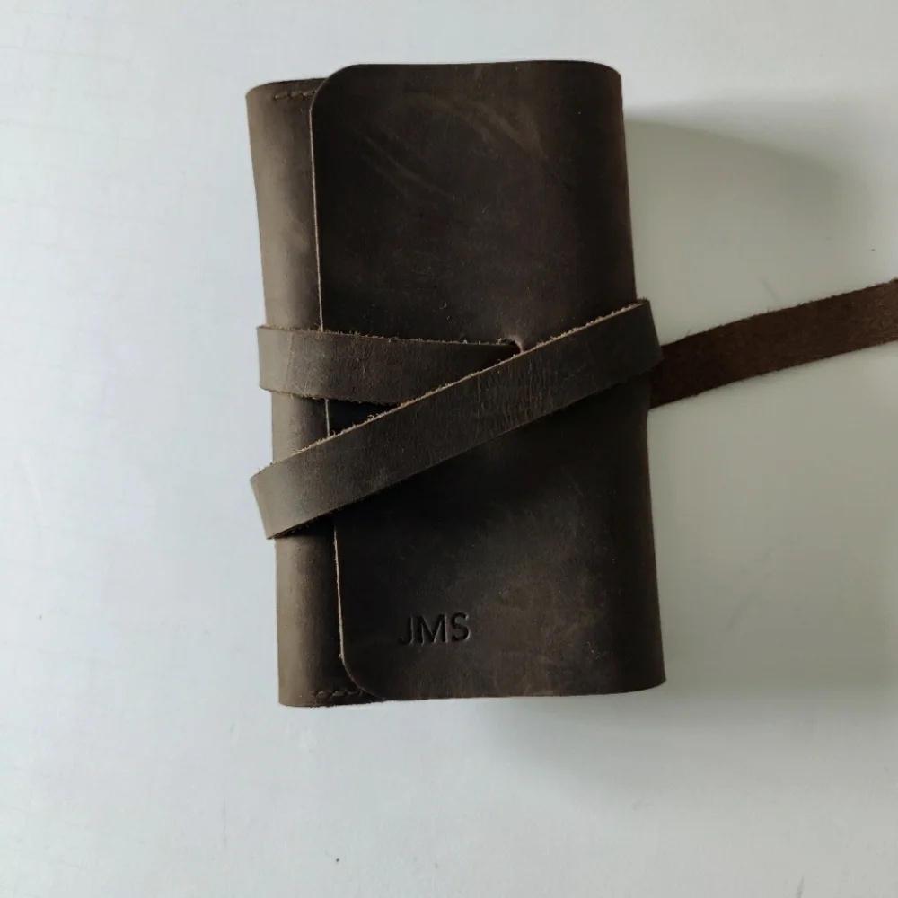 Springbok Vintage Leather Pouch with strap